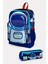 Kids Saks Mavi Astronot Desenli 2'li Okul Çanta Seti SET0223724 1