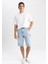 Baggy Fit Geniş Kalıp Normal Bel Geniş Paça Jean Pantolon A6529AX23SM 3