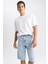 Baggy Fit Geniş Kalıp Normal Bel Geniş Paça Jean Pantolon A6529AX23SM 4