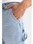 Baggy Fit Geniş Kalıp Normal Bel Geniş Paça Jean Pantolon A6529AX23SM 5