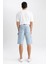 Baggy Fit Geniş Kalıp Normal Bel Geniş Paça Jean Pantolon A6529AX23SM 6