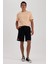 Loose Fit Bol Kalıp Yüksek Bel Dar Paça Jean Bermuda Şort A6517AX23SM 1