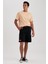 Loose Fit Bol Kalıp Yüksek Bel Dar Paça Jean Bermuda Şort A6517AX23SM 3