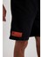 Loose Fit Bol Kalıp Yüksek Bel Dar Paça Jean Bermuda Şort A6517AX23SM 6