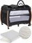 Babydoor 2050 Sleepy Oyun Parkı 70 x 110 cm Bebek Beşik Yatak Siyah 2