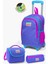 Kids Lavanta Çekçekli 2'li Çanta Seti GOSET0223903 1
