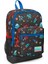 Kids Koyu Gri Kırmızı Uzay Desenli 2'li Okul Çanta Seti SET0223469 2