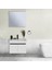 Yıldız Takım ( Asma Alt + Aynalı Üst + Lavabo ) Beyaz 65 cm 2