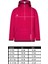 Çocuk Polar Kanguru Cepli Ceket Kapşonlu Yarım Fermuarlı Sweatshirt Koyu Pembe 3