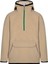 Çocuk Polar Yarım Fermuarlı Kapşonlu Kanguru Cep Sweatshirt Açık Kahverengi Unisex 1