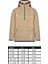 Çocuk Polar Yarım Fermuarlı Kapşonlu Kanguru Cep Sweatshirt Açık Kahverengi Unisex 3