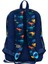Kids Lacivert Mavi Dinazor Desenli 2'li Okul Çanta Seti SET0223115 5