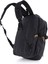 Ççs Siyah CCS51411 Kanvas Kumaş Unisex Suya Dayanıklı Çok Cepli Sırt Çantası 3