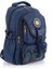 Ççs Lacivert CCS51416 Kanvas Kumaş Unisex Suya Dayanıklı Çok Cepli Sırt Çantası 2