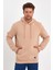3 Iplik Şardonlu Cepli Kapşonlu Sweatshirt RD24KE055490 1