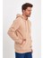 3 Iplik Şardonlu Cepli Kapşonlu Sweatshirt RD24KE055490 3