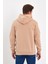 3 Iplik Şardonlu Cepli Kapşonlu Sweatshirt RD24KE055490 5