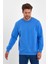 3 Iplik Şardonlu Bisiklet Yaka Sweatshirt RD24KE054903 3