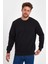 3 Iplik Şardonlu Bisiklet Yaka Sweatshirt RD24KE054903 4