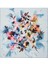 Mavi Floral Soft Eşarp 1
