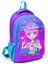 Kids Mor Pembe Mavi Simli K-Pop Desenli Usb'li 2'li Okul Çanta Seti SET0224316 1