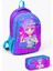 Kids Mor Pembe Mavi Simli K-Pop Desenli 2'li Okul Çanta Seti SET0214403 1