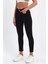Siyah Tırnaklı Yüksek Bel Dar Paça Likralı Kot Pantalon TREF-SIYAH-DAR-PACA-12354 3