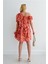 Dalga Desenli Asimetrik Elbise 3
