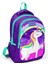 Kids Mor Su Yeşili Unicorn Desenli Usb'li 3’lü Okul Çanta Seti GOSET0123415 2