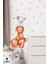 Sevimli Ayıcıklar, Tavşan, Yıldız ve Puantiyeler Çocuk Bebek Odası Duvar Sticker Seti 2