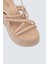 Bej Kadın Platform Topuk Sandalet - DLG04ZBEJC01 3