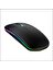 Daily Link Dailylink Rgb Wireless Bluetooth Kablosuz Optik Mouse Şarj Edilebilir USB Mouse Fare Gamer Bilgisayar Pc Dizüstü iPad 1