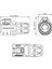LP-16-C/RJ45/015/PE-42-001 Su Geçirmez Ethernet Konnektörü - Erkek 2