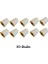 30X50 mm Çift Sıralı Termal Barkod Etiketi Yaıpışkanlı Etiket (1 Rulo = 2000 Adet) 1