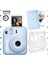 Instax Mini 12 Mavi Fotoğraf Makinesi-10'lu Film-Laporta Albüm ve Şeffaf Kılıf Seti 1