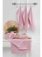Kurulama Bezi & Alman Peçetesi 10'lu Set - 40 x 60 - Dama Model Pembe 1