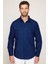 Relax Fit Rahat Kalıp Uzun Kol Çift Cep Denim Gömlek 2