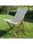 Ahşap Katlanır Masa Sandalye Seti Kahverengi - Bej Kılıf 70X70X55 Kahverengi Masa 8