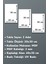 Çerçeve Baskılı Dekoratif 3lü Ahşap Tablo Seti 3mm Mdf 3 Adet 20X30 cm 20X30MBT024-TEK Ebat 2