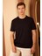 Erkek Comfort Fit Cepli T-Shirt Siyah MARS25 4