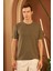 Erkek Comfort Fit Cepli T-Shirt Haki MARS25 5