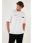 Pamuk Baskılı Oversize Bisiklet Yaka T Shirt Erkek 5902651 3