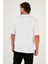 Pamuk Baskılı Oversize Bisiklet Yaka T Shirt Erkek 5902651 5
