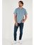 Pamuklu Normal Bel Dar Paça Slim Fit Jeans Erkek Kot Pantolon 1116J15NAPOLI 5