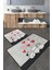 Kitten Banyo Halısı 2'li Set Banyo Halısı Paspas Kaymaz Taban Yıkanabilir Djtbanyo 1