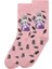 Unisex Vegan Pembe Çorap - Somebunny Loves You Tasarım 1