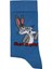 Unisex Vegan Mavi Çorap - Warner Bros What's Up Doc Bugs Bunny Tasarım 2