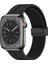 Apple Watch Series 8 45MM Kordon Ribbon Line Siyah 1