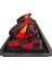 3D Elektrikli Şömine Bluetoothlu Isıtıcısız 25 x 75 cm 3