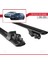 Vw Passat B8 Variant 2015 ve Sonrası ile Uyumlu Hook Model Anahtar Kilitli Ara Atkı Tavan Barı Siyah 5